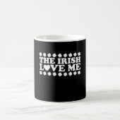 The Irish Liebe Me Kleeblatt St Patrick's Day Retr Kaffeetasse (Mittel)