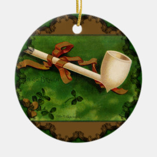 The Irish Pipe von Ellen Clapsaddle Ornament