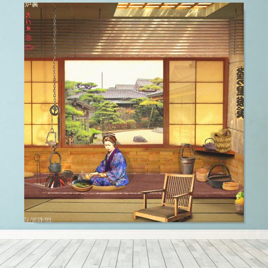 The Irori Leinwanddruck (Insitu (Holzboden))