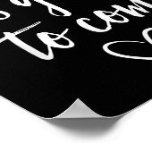 The Is Yet To Come  Poster (Ecke)