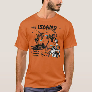 The Island Cafe v2 - Coronado, CA - Vintag Tiki B T-Shirt