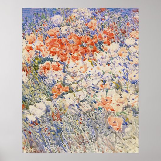 The Island Garden by Childe Hassam, Poster (Vorne)