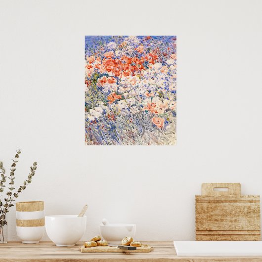 The Island Garden - Childe Hassam - Impressionismu Poster (Küche)