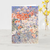 The Island Garden | Childe Hassam Karte (Gelbe Blume)