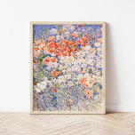 The Island Garden | Childe Hassam Poster<br><div class="desc">The Island Garden (1892) | Original artwork by American Impressionist painter Childe Hassam (1859-1935). The piece depicts an abstract field of flowers in red,  white and blue colors. 

Use the design tools to add custom text or personalize the image.</div>