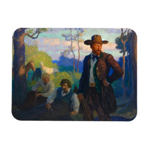 The James Brothers in Missouri von N. C. Wyeth Magnet