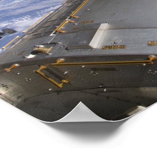 The Japanese Experiment Module Kibo laboratory Poster (Ecke)