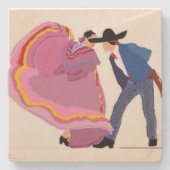 "The Jarabe Tapatio" Steinuntersetzer (Vorderseite)