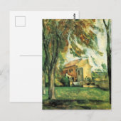 The Jas de Bouffan von Paul Cezanne Postkarte (Vorne/Hinten)