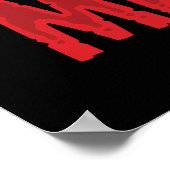 The Jersey Devil Made Me Do It Poster (Ecke)