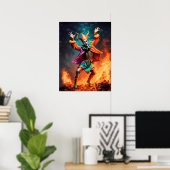 The Jester - 18 x 24 Poster (Heimbüro)