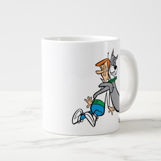 The Jetsons | George & Astro Hug Jumbo-Tasse (Vorderseite Rechts)