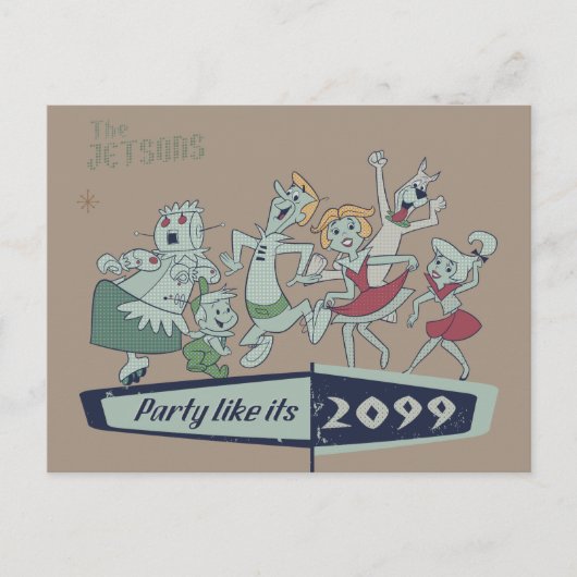The Jetsons | Party Like It's 2099 Postkarte (Vorderseite)