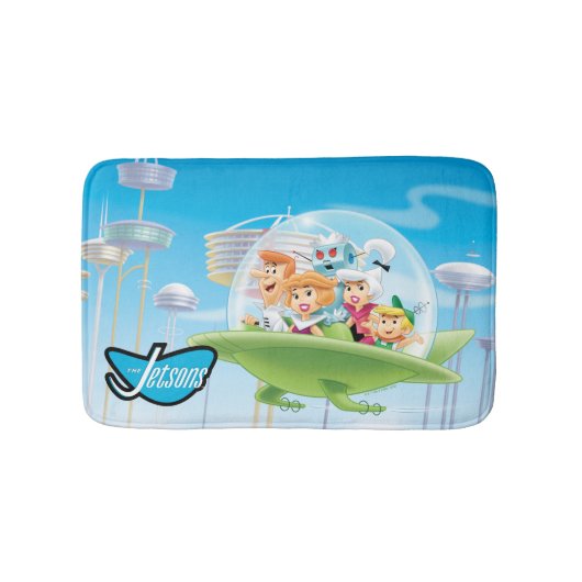 The Jetsons | The Family Flying Car Bath Mat Badematte (Vorderseite)