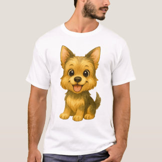 The Jewel of the North: Vintage Yorkshire Terrier T-Shirt