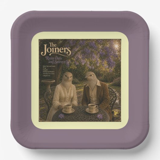 The Joiners Album: eine Parodie Pappteller (Vorderseite)