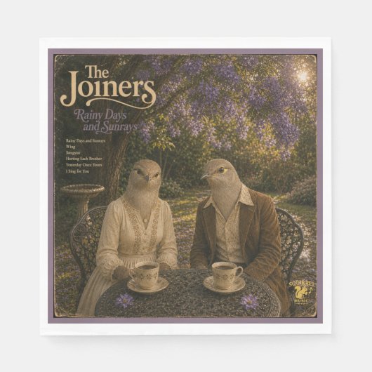 The Joiners Album: eine Parodie Serviette (Vorderseite)
