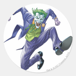 The Joker Jumps Runder Aufkleber