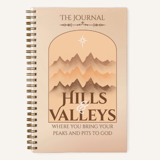 The Journal: Hills and Valleys Notizblock (Vorderseite)