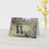 The Journey Ahead greeting card Karte (Gelbe Blume)