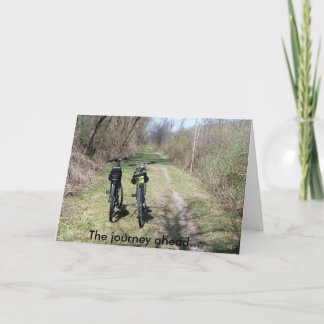 The Journey Ahead greeting card Karte