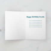 The Journey Continues,birthday Karte (Innenseite)