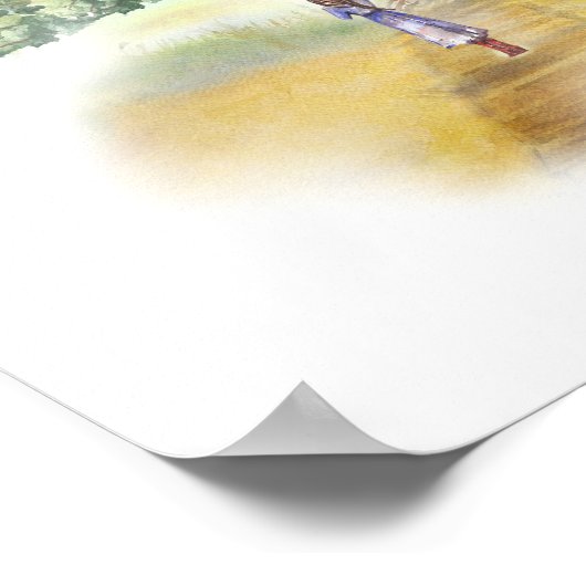 "The Journey" Inspiration Poster Print (11x14) (Ecke)