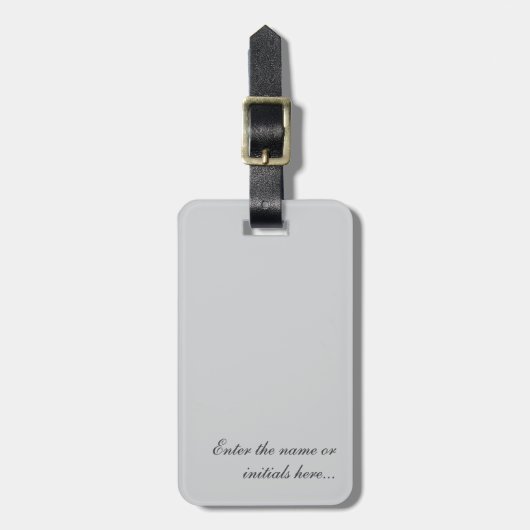 The Journey Tag – Personalized Custom Luggage Tag Gepäckanhänger (Vorderseite vertikal)