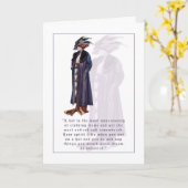 The Joy of a Hat Greeting Card Karte (Gelbe Blume)
