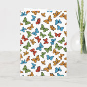 The Joy of Butterflies Happy Birthday   Karte (Rückseite)