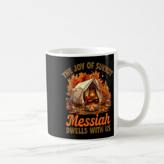 The Joy Of Sukkot Messiah Dwells With Us Jewish Ho Kaffeetasse (Rechts)
