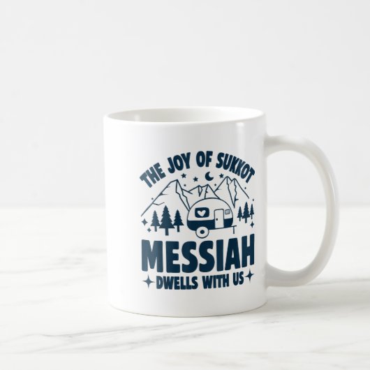 The Joy Of Sukkot Messiah Dwells With Us Jewish Ho Kaffeetasse (Rechts)
