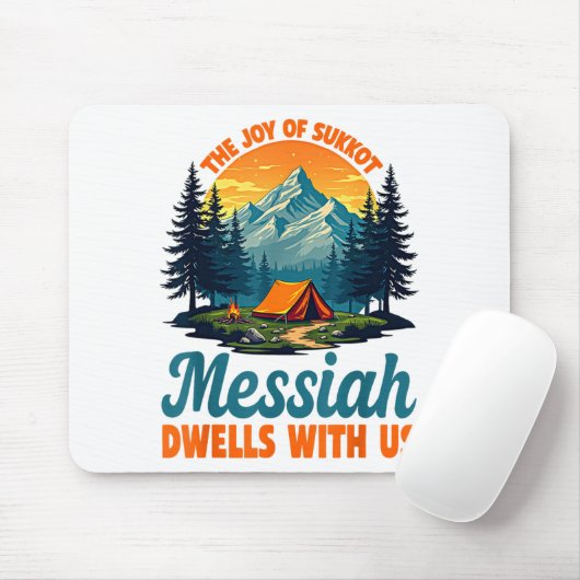 The Joy Of Sukkot Messiah Dwells With Us Jewish Ho Mousepad (Mit Mouse)