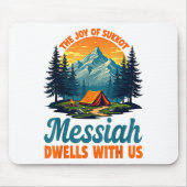 The Joy Of Sukkot Messiah Dwells With Us Jewish Ho Mousepad (Vorne)