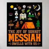 The Joy Of Sukkot Messiah Dwells With Us Jewish Ho Poster (Vorne)