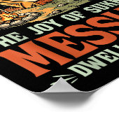 The Joy Of Sukkot Messiah Dwells With Us Jewish Ho Poster (Ecke)