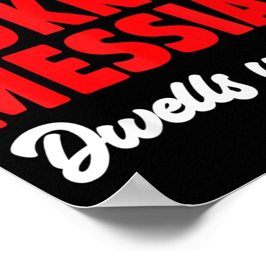 The Joy Of Sukkot Messiah Dwells With Us Jewish Ho Poster (Ecke)