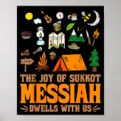 The Joy Of Sukkot Messiah Dwells With Us Jewish Ho Poster (Vorne)