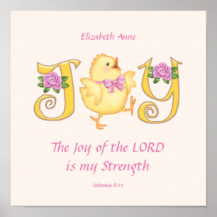 The Joy of the LORD - Chick Poster