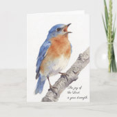 The Joy of the LORD is your strength Karte (Vorderseite)