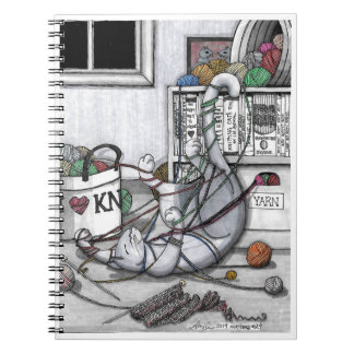 The Joy of Unraveling Spiral Notebook Notizblock