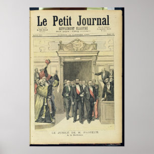 The Jubilee of Louis Pasteur at the Sorbonne Poster