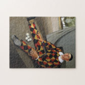 The Juggler at the Circus (von Antonio Donghi) Puzzle (Horizontal)