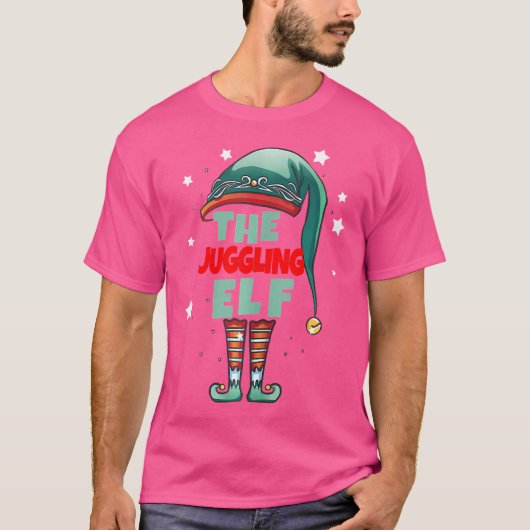 The Juggling Gnome Christmas - Juggling Christma T-Shirt (Vorderseite)