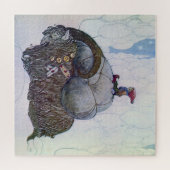 "The Julbock" Weihnachtsziege von John Bauer Puzzle (Horizontal)