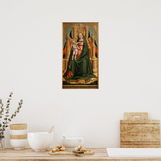 "The Jungfrau and Child" Kunstposter 1 Poster (Küche)