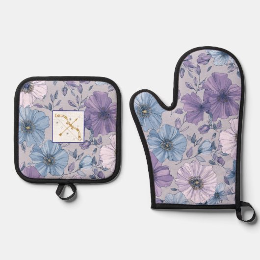 🔥 The Jupiter's Hearth Ofenhandschuh & Topflappen-Set (Vorderseite)