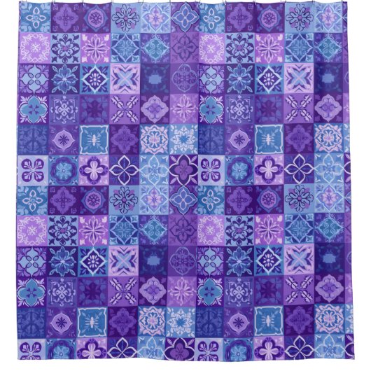 ♐ The Jupiter's Jewel Mosaic Duschvorhang (Vorderseite)