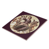 The JUSTICE Allegory Fresco von Raffaello Sanzio Fliese (Seite)