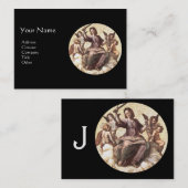 The JUSTICE Allegory Fresco von Raffaello Sanzio Visitenkarte (Vorne/Hinten)